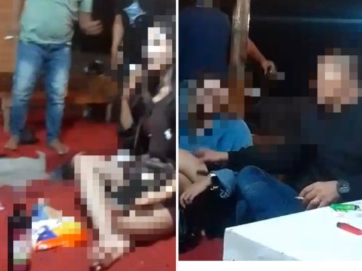 Diduga Oknum Kades di Kabupaten Tangerang Kepergok Asyik Bersama Wanita LC dan Miras