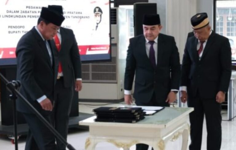 Rotasi Jabatan, Bupati Tangerang Lantik Pejabat Eselon II, Supriyadi Pimpin Dinas Pendidikan