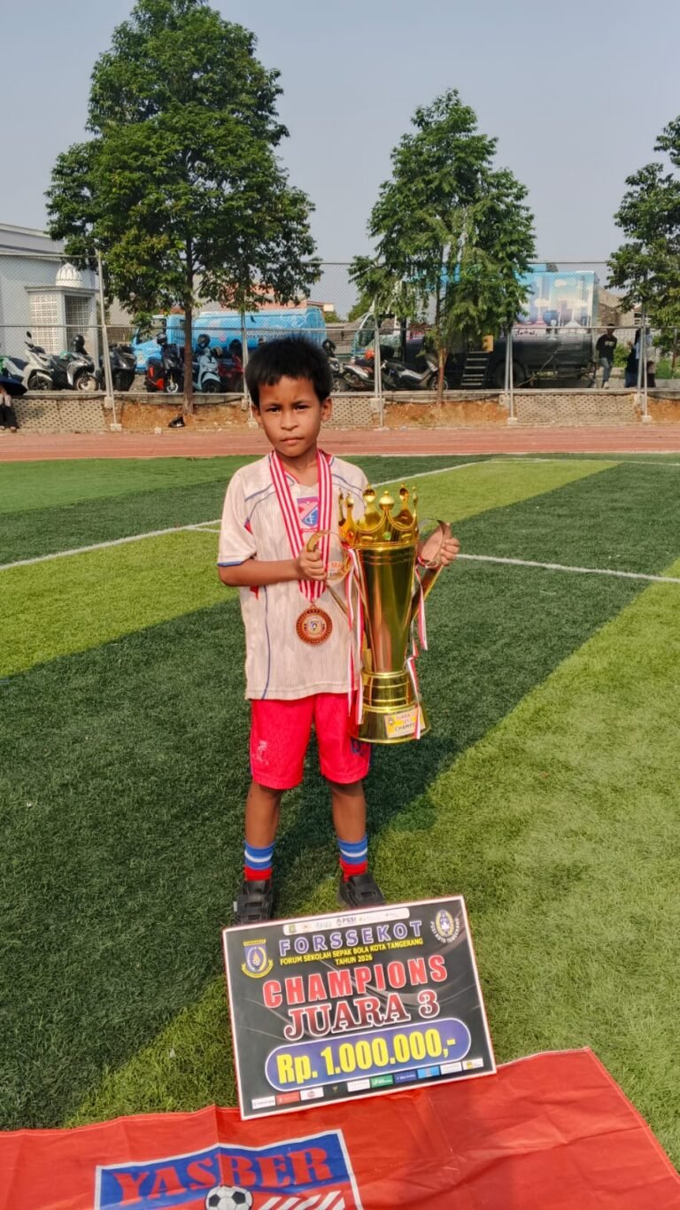 Selamat.. SSB YASBER SS U12 Raih Juara 3 Liga Forssekot U12 2026, Kadispora Kota Tangerang: Terus Berkembang