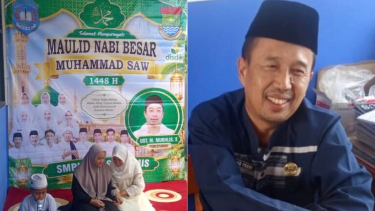 108 Siswa SMPN 8 Pasar Kemis Peringati Maulid Nabi, Teladani Sifat Rasul dalam Kehidupan Sehari-hari
